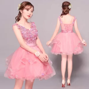 Quinceanera Dress 2021 New Gryffon Elegant V-neck Ball Gown Sweet Floral Print Vestidos Quinceanera Dresses Robe De Bal